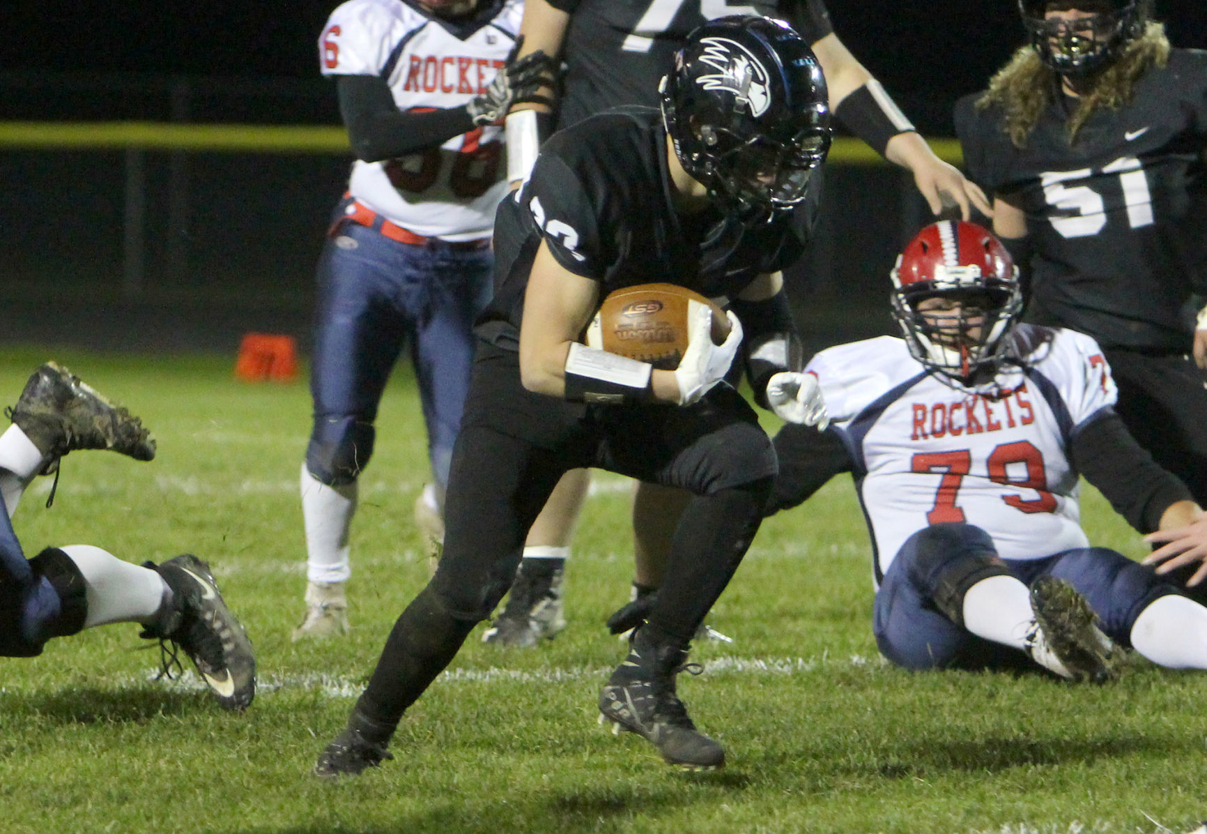 Spencer/Columbus at Bloomer football 10-25-19